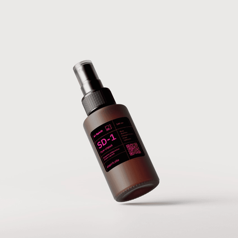 SD-1 Room Spray - AI-designed room spray bottle with iris, jasmine, rose pepper, leather and tuberose scent notes - 100ml premium glass bottle